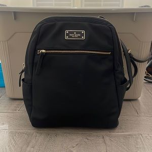 Kate Spade Black mini backpack